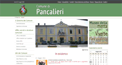 Desktop Screenshot of comune.pancalieri.to.it